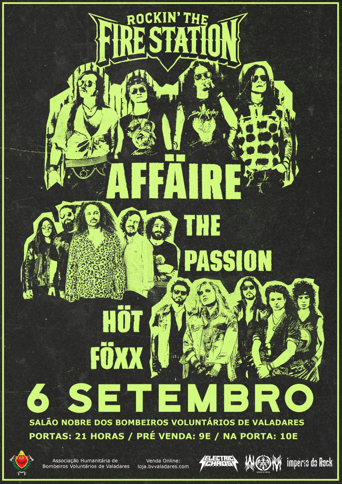 INGRESSO - 6 SETEMBRO 2025: Affair/The Passion/Hot Foxx @ Rockin` The Fire Station