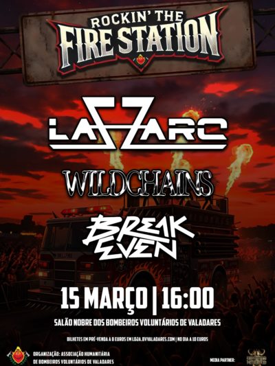 INGRESSO - 15 MARÇO Rockin` The Fire Station