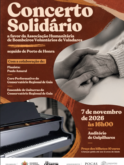 Concerto Solidário AHBVV | 7 de novembro de 2026